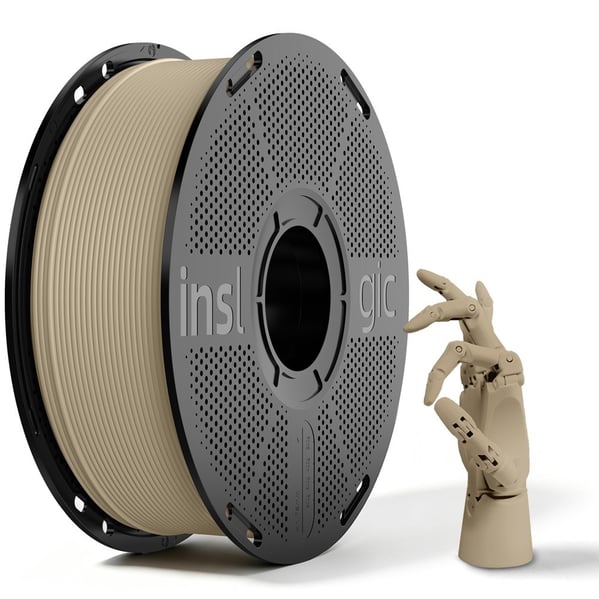 Inslogic PLA Matte Ahşap Görünümlü Filament 1.75mm 1kg