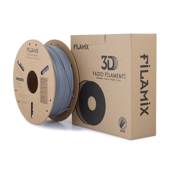 Filamix PLA Matte Gri Filament 1.75mm 1 Kg