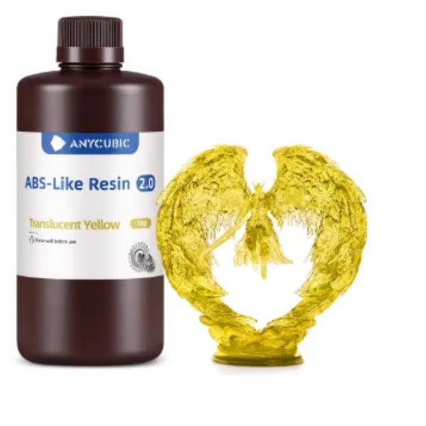 Anycubic ABS Like Resin 2.0 - Transparan Sarı 1 Kg