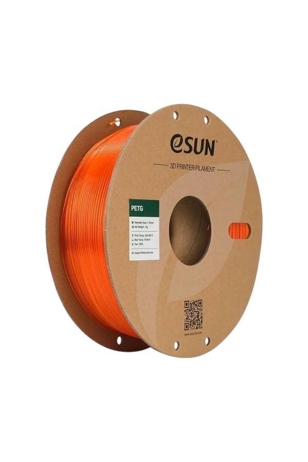 Esun PETG Translucent Turuncu Filament 1.75mm 1kg
