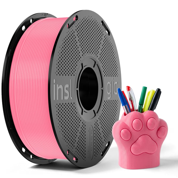 Inslogic PLA Basic Pembe Filament 1.75mm 1kg