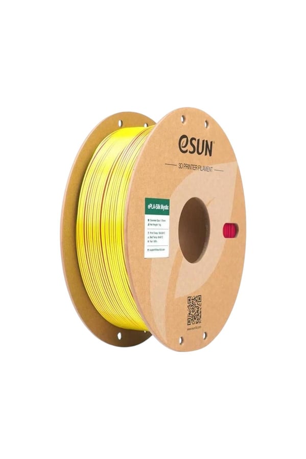eSun PLA-Silk Mystic Kırmızı Sarı Mavi Filament 1.75mm 1 Kg