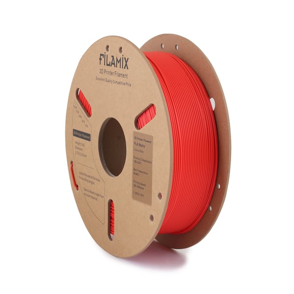 Filamix PLA Matte Kırmızı Filament 1.75mm 1 Kg