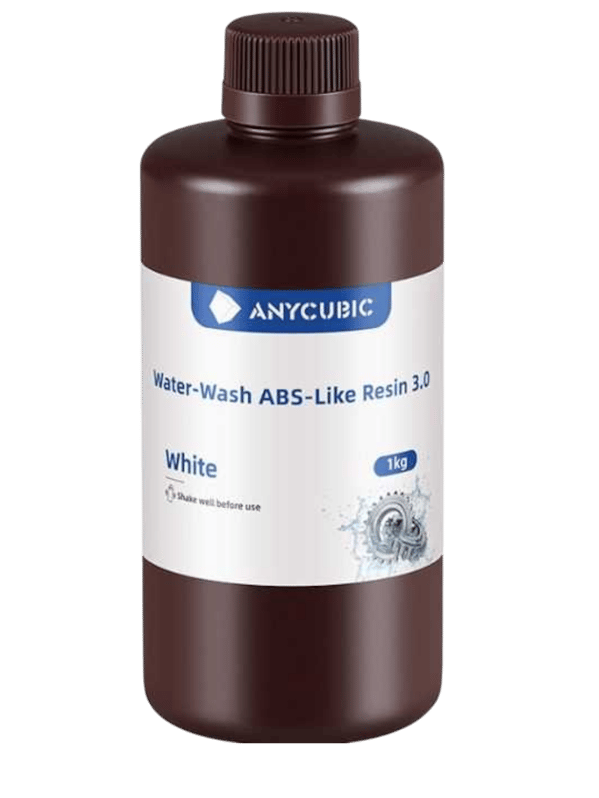 Anycubic Water-Wash ABS-Like Resin 3.0-White