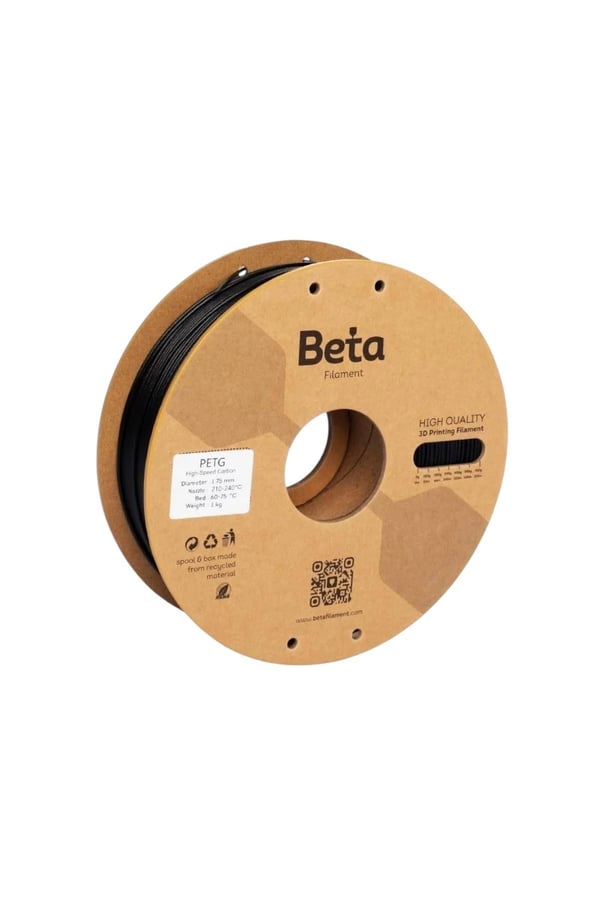 Beta PETG High-Speed Carbon Siyah Filament  1.75mm 1 kg