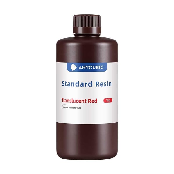Anycubic Standart Transparan Kırmızı Reçine 1 Kg