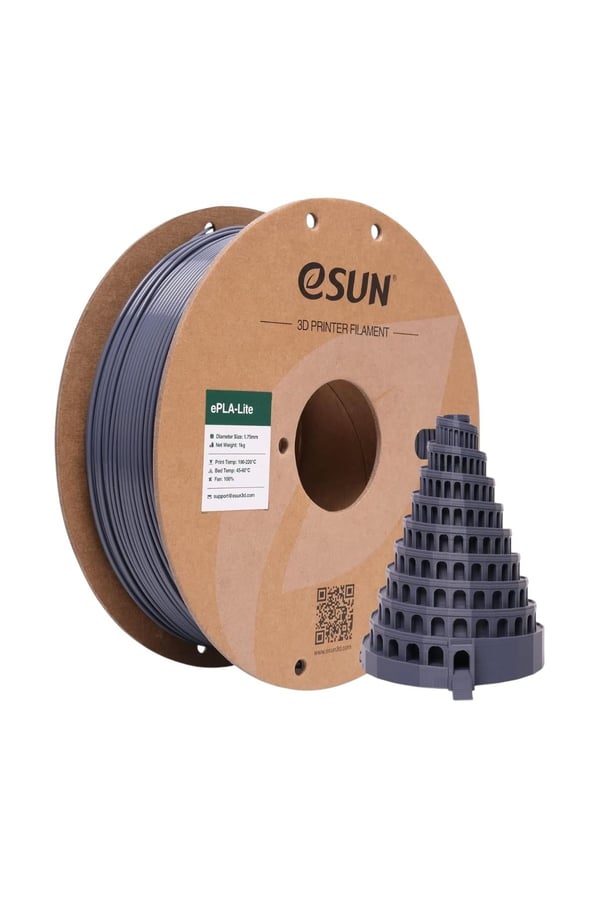 eSun PLA-Lite Gri Filament 1.75mm 1 Kg