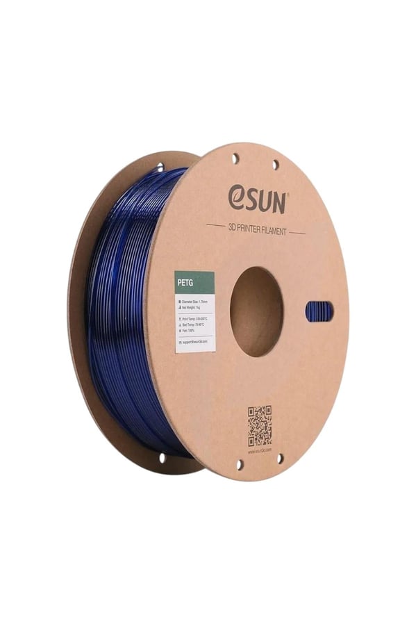 Esun PETG Translucent Mavi Filament1.75mm 1kg