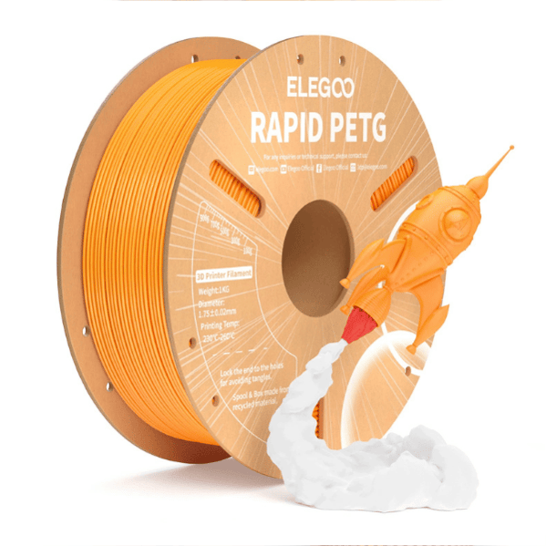 ELEGOO Rapid PETG Orange Filament 1.75mm 1kg