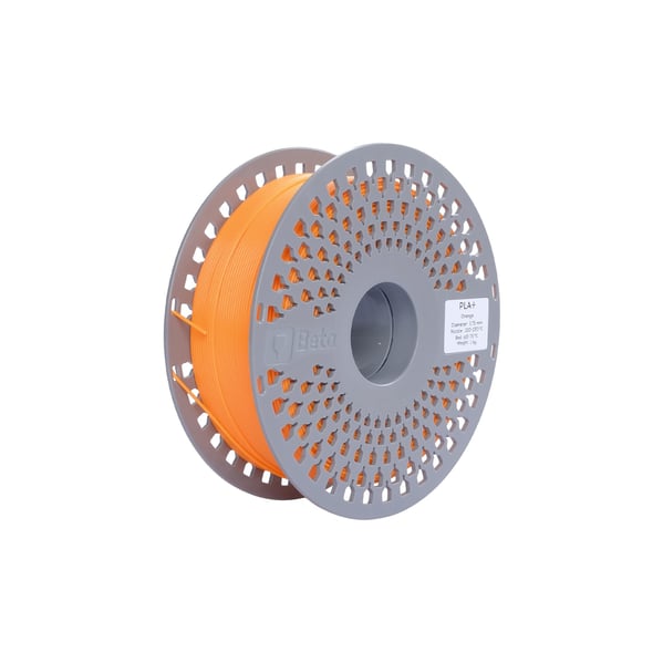 Beta PLA+ Orange Filament 1.75mm 1kg