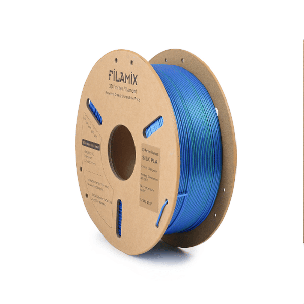 Filamix PLA Silk Magıc Mavi-Yeşil Filament 1.75mm 1 Kg