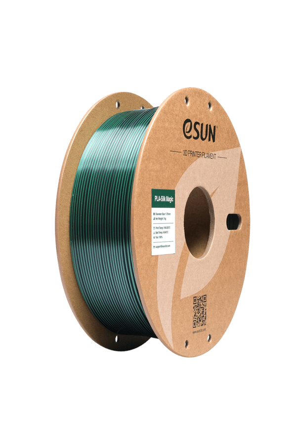 eSun PLA-Silk Magic Siyah Yeşil Filament 1.75mm 1 Kg
