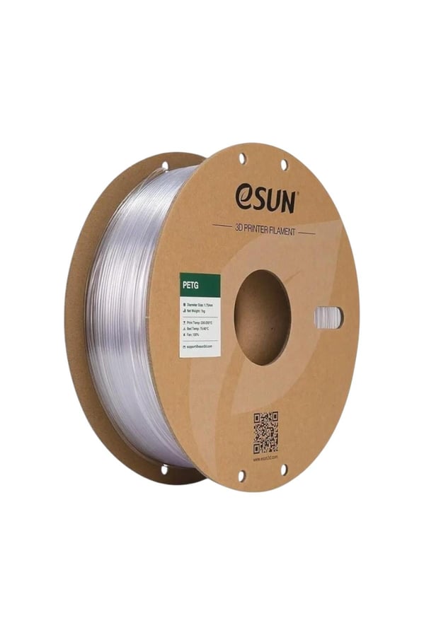 Esun PETG Clear Filament 1.75mm 1kg