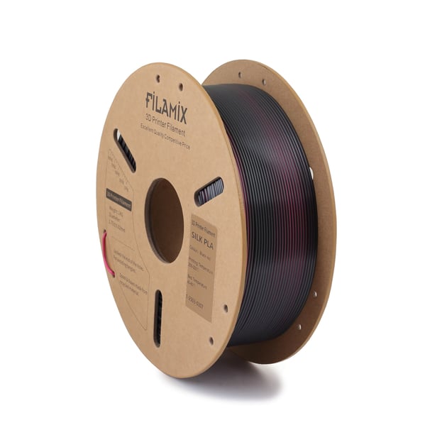 Filamix PLA Silk Magıc Siyah-Kırmızı Filament 1.75mm 1 Kg