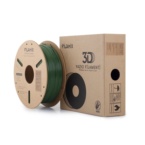Filamix PLA+ Haki Yeşili Filament 1.75mm 1 Kg