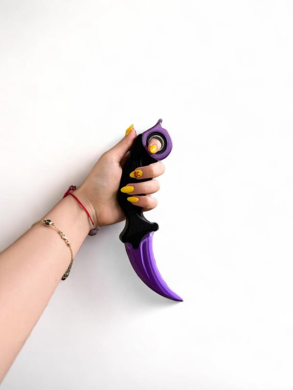 Karambit Knife - Mor-Pembe