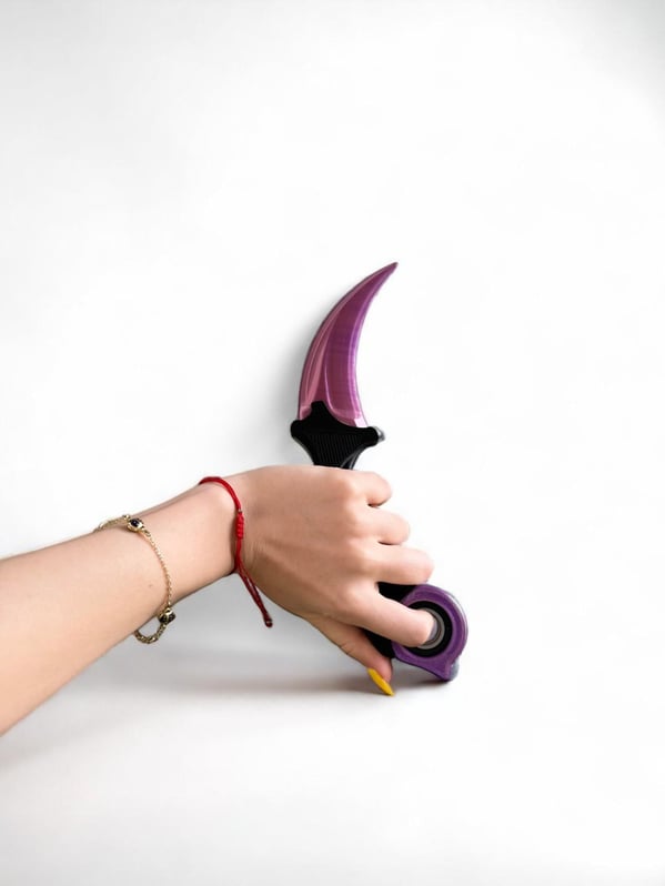 Karambit Knife - Mor-Pembe