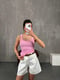 Pembe Askılı Crop Gaus00220