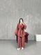 Sansa Tile Belted Linen Kimono Set
