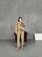 Khaki Lined Jacket Pants Set Gaus00069