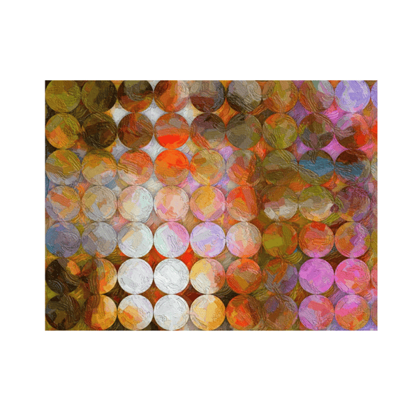 Abstract Circles Yağlı Boya Dokulu TabloYağlı Boya Dokulu Soyut TablolarTablolife