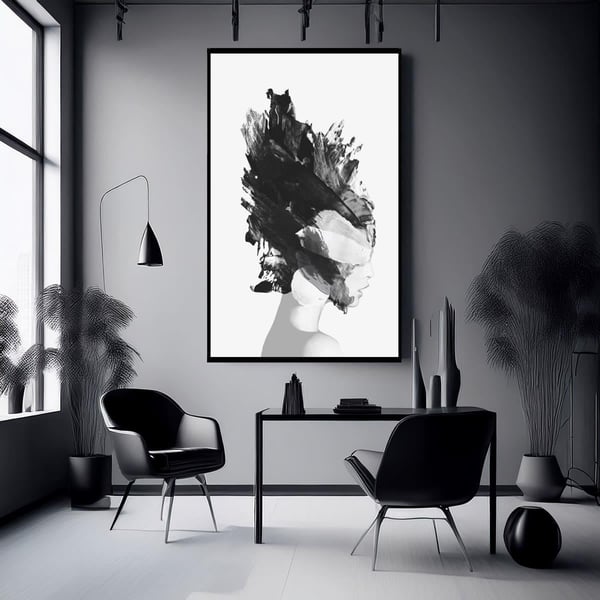 Abstract Thought Yağlı Boya Dokulu TabloYağlı Boya Dokulu Soyut TablolarTablolife