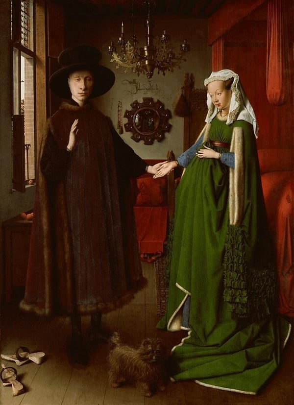 Arnolfini'nin Evlenmesi - Kanvas Tablo