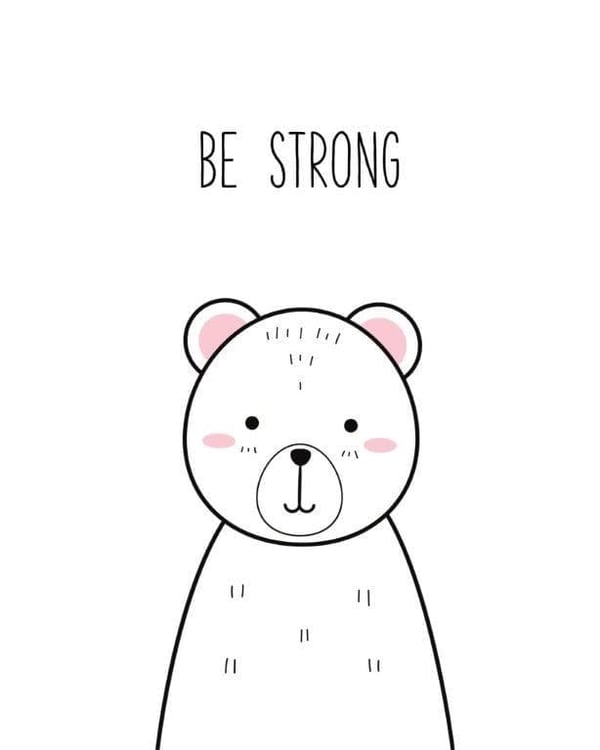 Be Strong Kanvas TabloKanvas TablolarTablolife
