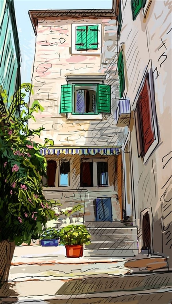Çıkmaz Sokak - Kanvas Tablo