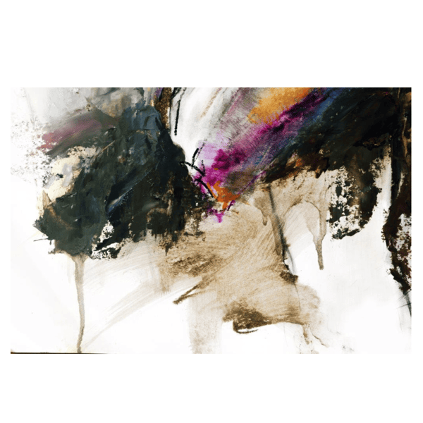 Dirty Paints Yağlı Boya Dokulu TabloYağlı Boya Dokulu Soyut TablolarTablolife
