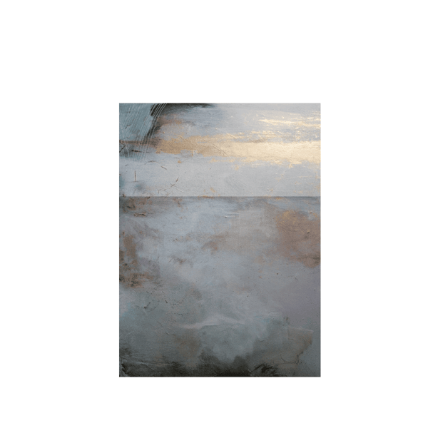 Foggy Ocean Yağlı Boya Dokulu TabloYağlı Boya Dokulu Soyut TablolarTablolife