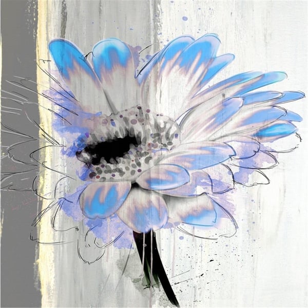 Gerbera İllustrasyon - Kanvas Tablo