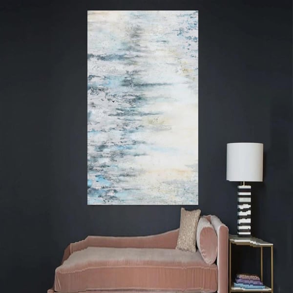 Gesso Yağlı Boya Dokulu TabloYağlı Boya Dokulu Soyut TablolarTablolife.com