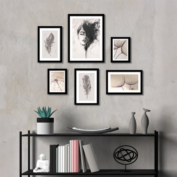 Grey Çerçeveli Poster SetiPosterlerTablolife.com