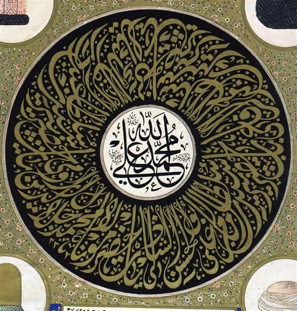 Hat Sanatı - Kanvas Tablo