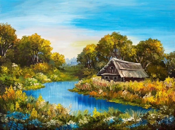 İzlenimcilik - Kanvas Tablo