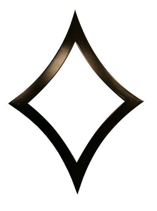 Karo Siyah Dekoratif AynaAynalarTablolife.com