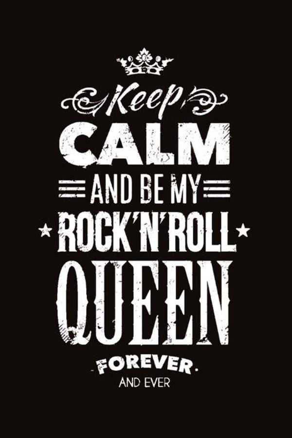 Keep Calm And Be My Queen - Kanvas Tablo