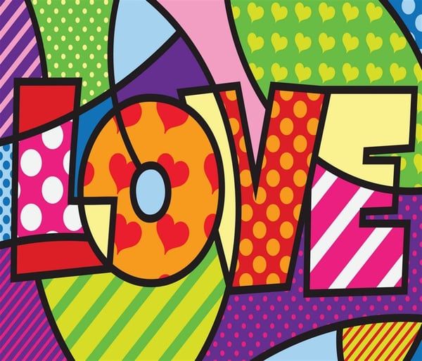 Love - Kanvas Tablo