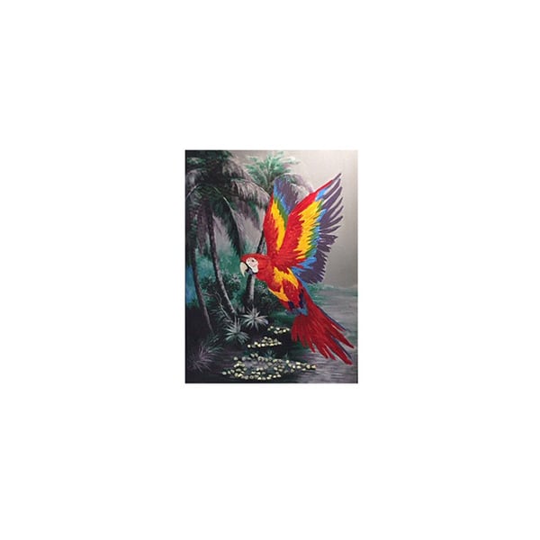 Macaw Papağanı - Dec Art Kabartma Tablo