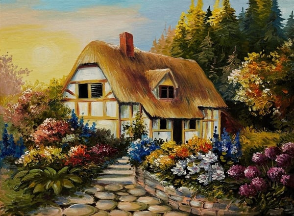 Masal Evi - Kanvas Tablo