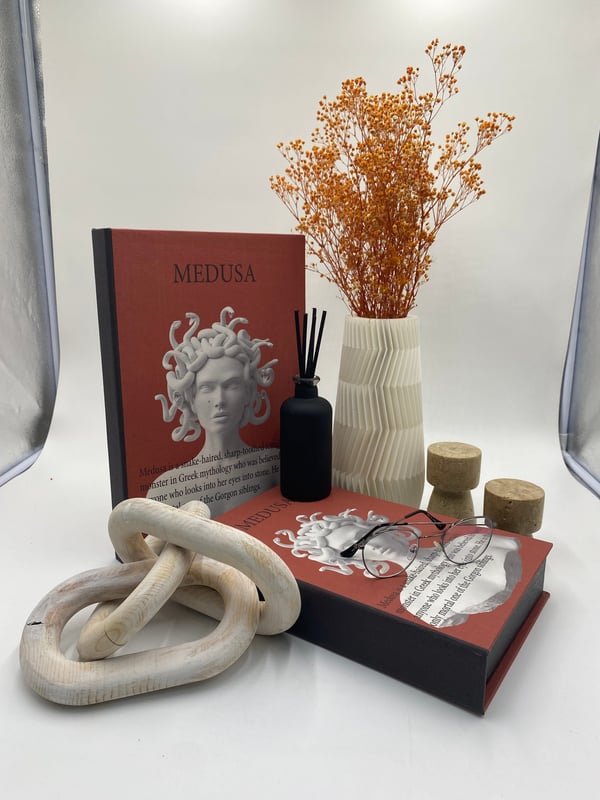 Medusa Dekoratif Kitap KutuDekoratif Kitap KutularTablolife
