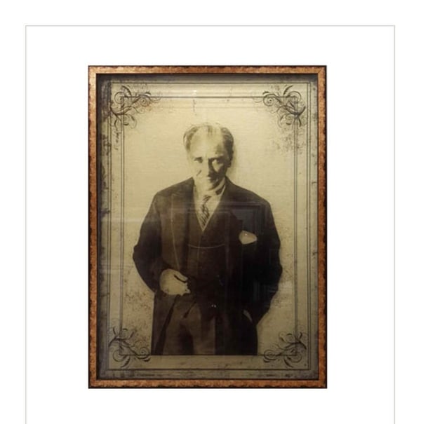 Mustafa Kemal Atatürk - Cam Baskı Tablo AYC-203Tablo / PanoTablolife.com