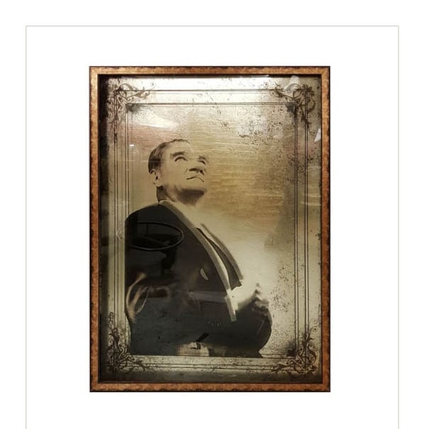 Mustafa Kemal Atatürk - Cam Baskı Tablo AYC-204Tablo / PanoTablolife.com