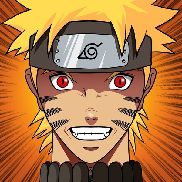 Naruto Red Eyes - Kanvas TabloKanvas TablolarTablolife.com