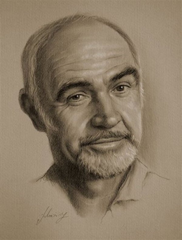 Sean Connery - Kanvas Tablo