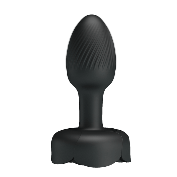 USB'den Manyetik Şarjlı 10 Farklı Titreşimli 5 Led Işıklı Silikon Anal Plug - Olman