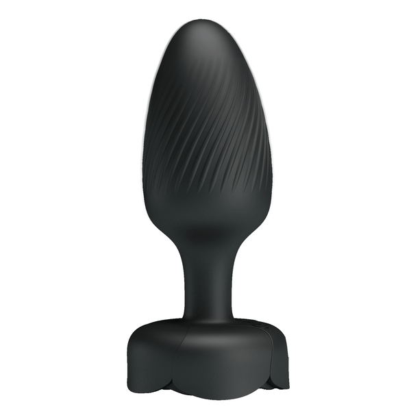 USB'den Manyetik Şarjlı 10 Farklı Titreşimli 5 Led Işıklı Silikon Anal Plug - Varian