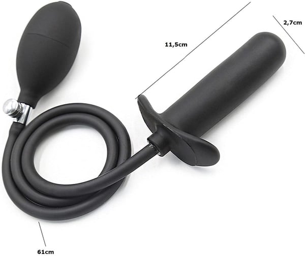 Şişebilen Pompalı Anal Plug - Big