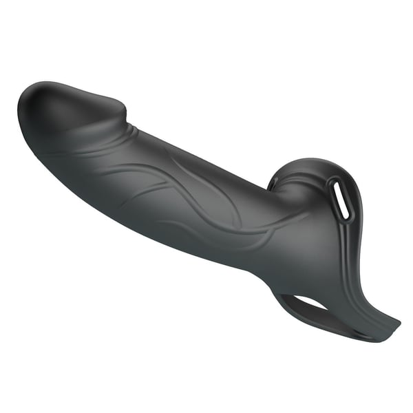 16,8 cm Belden Bağlamalı İçi Boş 4,2 cm Dolgulu Strapon Penis - Landon